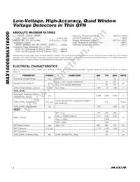 MAX16008TP+T Datasheet Page 2