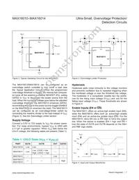 MAX16014TT+T Datasheet Page 7