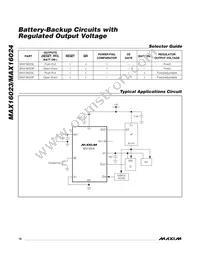 MAX16024LTBS+ Datasheet Page 16