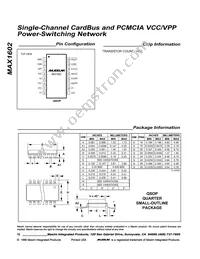 MAX1602EEE-T Datasheet Page 12