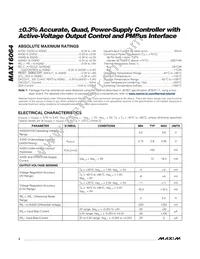 MAX16064ETX+T Datasheet Page 2