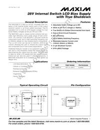 MAX1606EUA+TG069 Datasheet Cover