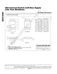 MAX1606EUA+TG069 Datasheet Page 10