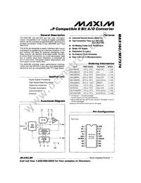 MAX160EWN Datasheet Cover