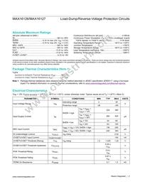 MAX16126TCA/V+CN6 Datasheet Page 2