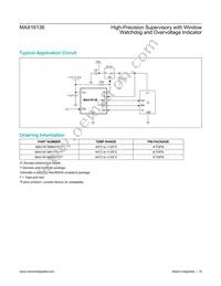 MAX1613600/VY+ Datasheet Page 15