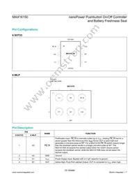 MAX16150BWT+T Datasheet Page 7