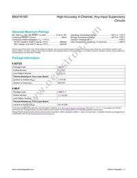 MAX16160NCAB+ Datasheet Page 3