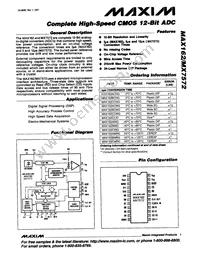 MAX162BCWG+T Datasheet Cover
