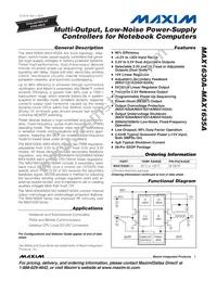 MAX1632AEAI+TGC1 Datasheet Cover