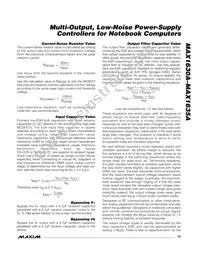 MAX1632AEAI+TGC1 Datasheet Page 19