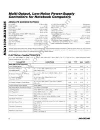 MAX1632CAI+ Datasheet Page 2