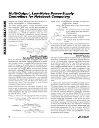 MAX1632CAI+ Datasheet Page 20