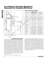 MAX1636EAP+T Datasheet Page 10