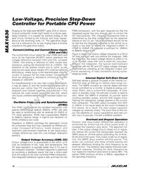 MAX1636EAP+T Datasheet Page 16