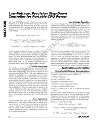 MAX1636EAP+T Datasheet Page 20