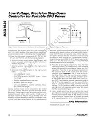 MAX1636EAP+T Datasheet Page 22