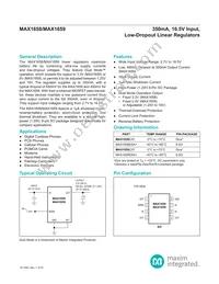 MAX1659ESA Datasheet Cover