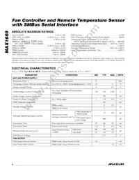 MAX1669EEE Datasheet Page 2