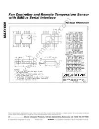 MAX1669EEE Datasheet Page 20