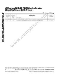 MAX16801BEUA+T Datasheet Page 16