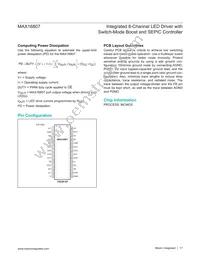 MAX16807AUI+ Datasheet Page 17