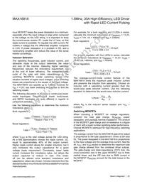 MAX16818ETI+T Datasheet Page 20