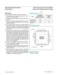 MAX16821CATI+T Datasheet Page 22
