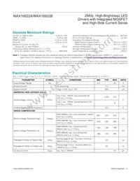 MAX16822AASA/V+ Datasheet Page 2