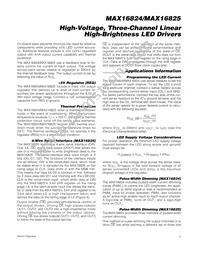 MAX16825AUE+T Datasheet Page 9