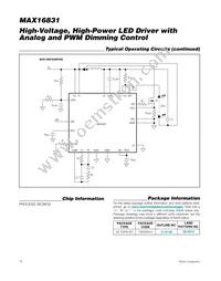 MAX16831ATJ/V+T Datasheet Page 18