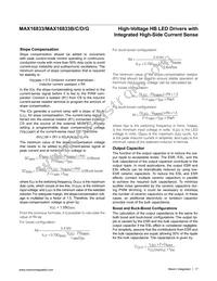 MAX16833BAUE/V+TCL Datasheet Page 17