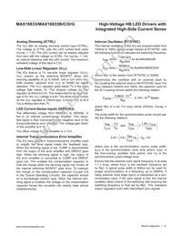 MAX16833BAUE/V+TQA Datasheet Page 13