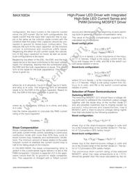 MAX16834ATP/V+ Datasheet Page 14