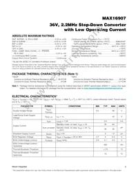 MAX16907RATE/V+CMF Datasheet Page 2