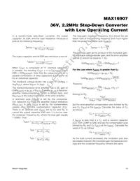 MAX16907RATE/V+CMF Datasheet Page 15
