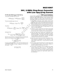 MAX16907RATE/V+CMF Datasheet Page 16