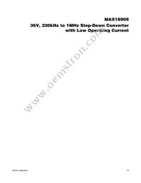 MAX16909RAUE/V+CMD Datasheet Page 19