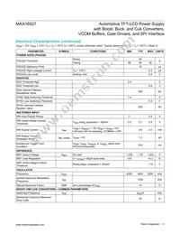 MAX16927GTM/V+T Datasheet Page 3