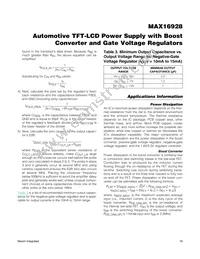 MAX16928AUP/V+T Datasheet Page 16
