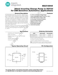 MAX16945TGUT+ Datasheet Cover