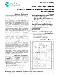 MAX16947GEE/V+T Datasheet Cover