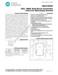 MAX16955AUE+ Datasheet Cover