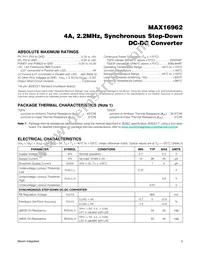 MAX16962SAUEA/V+ Datasheet Page 2