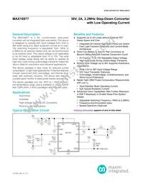 MAX16977RATE+ Datasheet Cover
