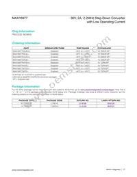MAX16977RATE+ Datasheet Page 17