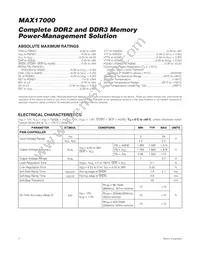 MAX17000ETG+T Datasheet Page 2