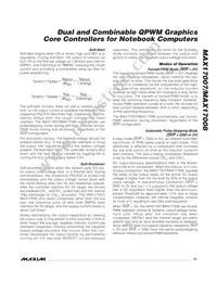MAX17007GTI+T Datasheet Page 21