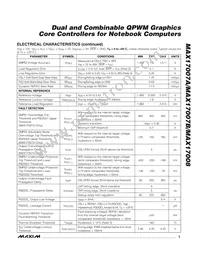 MAX17008GTI+ Datasheet Page 3