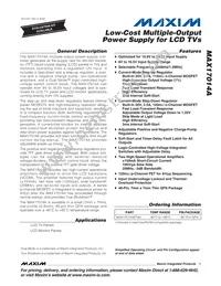 MAX17014AETM+T Datasheet Cover